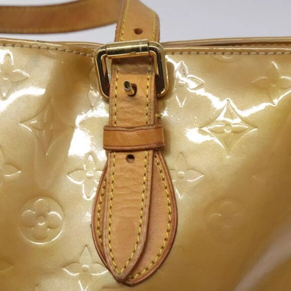 LOUIS VUITTON Monogram Vernis Brentwood Shoulder Bag Noisette M91511 Auth EC047 - Picture 10 of 16